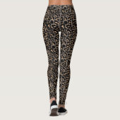 Brown Cheetah Vrouwen Leggings (Achterkant)