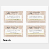 Brown Chocolate - Losse Leaf Tea Label Sticker (Vel)