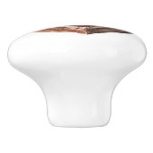 Brown Chocolate Snoep Bars Keramische Knop (Zijkant)