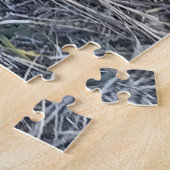Brown Chukar Partridge bijna verborgen Legpuzzel (Zijkant)