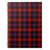 Brown Clan Tartan Pattern Notitieboek (Voorkant)