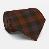 Brown Clan Tartan Stropdas (Opgerold)
