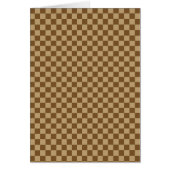 Brown Classic Checkerboard door Shirley Taylor (Voorkant)