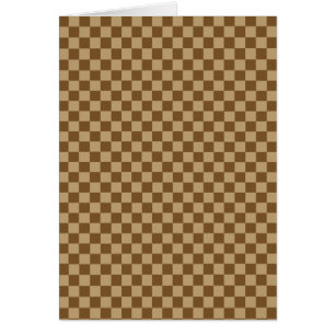 Brown Classic Checkerboard door Shirley Taylor