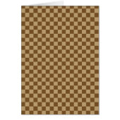 Brown Classic Checkerboard door Shirley Taylor (Voorkant)