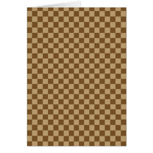 Brown Classic Checkerboard door Shirley Taylor
