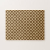 Brown Classic Checkerboard door Shirley Taylor Legpuzzel (Horizontaal)