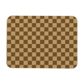 Brown Classic Checkerboard door Shirley Taylor Magneet (Horizontaal)