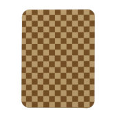 Brown Classic Checkerboard door Shirley Taylor Magneet (Verticaal)