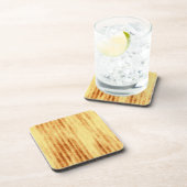 Brown Claw-merken op geel Drankjes Onderzetter (Rechterzijde)