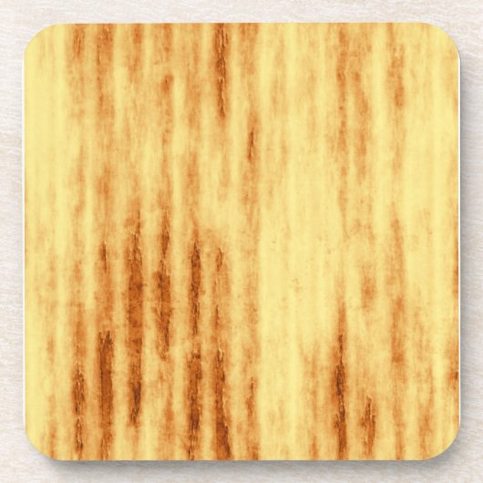 Brown Claw-merken op geel Drankjes Onderzetter (Voorkant)