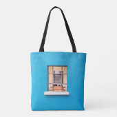 BROWN CLAY POT ON WINDOW TOTE BAG (Achterkant)