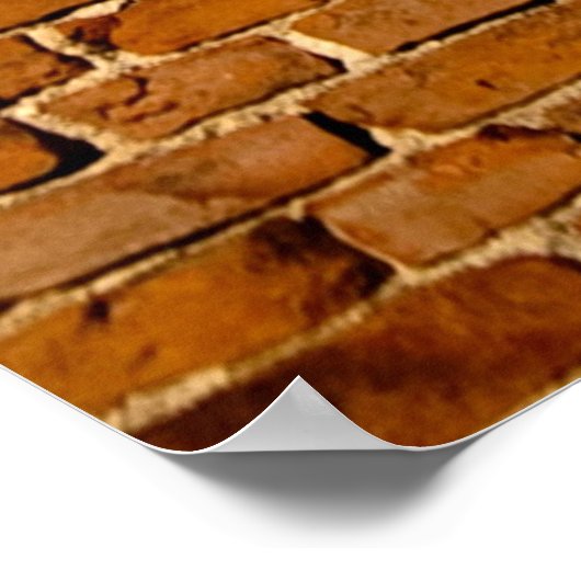 Brown clay wall cladding poster (Hoek)