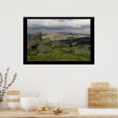 Brown Clee uit Clee Hill. Poster door cARTerART (Keuken)