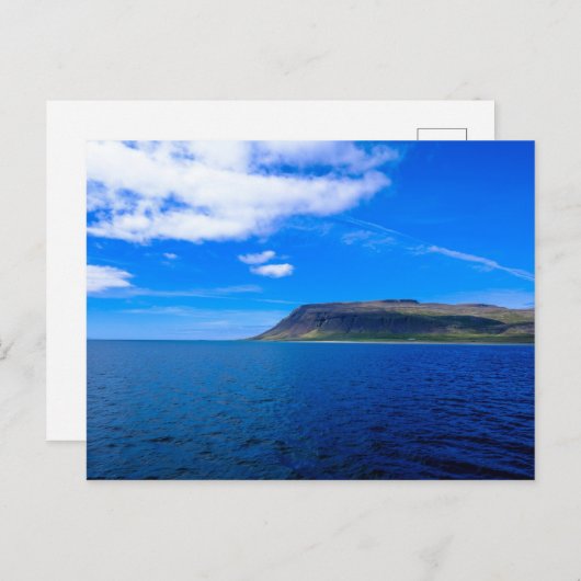 Brown Cliff Near Zee Feestdagenkaart (Voorkant / Achterkant)