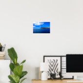 Brown Cliff Near Zee Poster (Thuiskantoor)