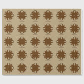 Brown Clover Ribbon door Kenneth Yoncich Cadeaupapier (Vlak)