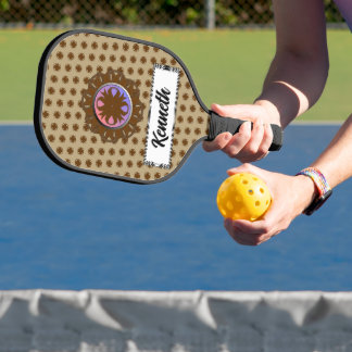 Brown Clover Ribbon door Kenneth Yoncich Pickleball Paddle