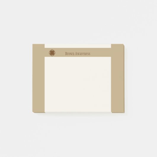 Brown Clover Ribbon door Kenneth Yoncich Post-it® Notes (Voorkant)