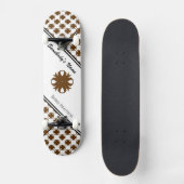 Brown Clover Ribbon door Kenneth Yoncich Skateboard (Voorkant)
