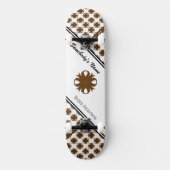 Brown Clover Ribbon door Kenneth Yoncich Skateboard (Voorkant)