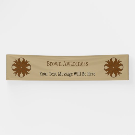 Brown Clover Ribbon door Kenneth Yoncich Spandoek (Horizontaal)