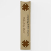 Brown Clover Ribbon door Kenneth Yoncich Spandoek (Verticaal)