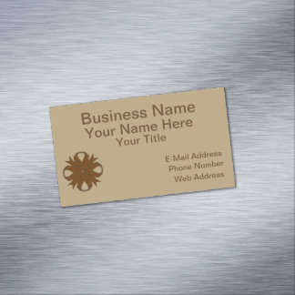 Brown Clover Ribbon door Kenneth Yoncich Visitekaartje Magneet