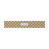Brown Clover Ribbon (Pers) van Kenneth Yoncich Uitnodigingen Wikkel (Vlak)