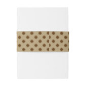 Brown Clover Ribbon (Pers) van Kenneth Yoncich Uitnodigingen Wikkel (Achterkant Voorbeeld)