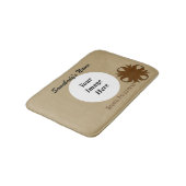 Brown Clover Ribbon Tmpl van Kenneth Yoncich Badmat (Gekanteld)