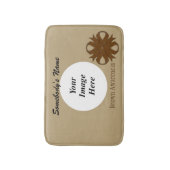 Brown Clover Ribbon Tmpl van Kenneth Yoncich Badmat (Voorkant Verticaal)