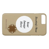 Brown Clover Ribbon Tmpl van Kenneth Yoncich Case-Mate iPhone Case (Achterkant (Horizontaal))