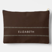 Brown Clutch Bag, Classic Rustic Style, for her Etui (Achterkant)