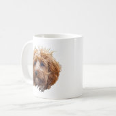 Brown Cockapoo Coffee Mug Koffiemok (Voorkant links)