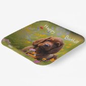 Brown Cocker Spaniel Papieren Bordje (Gebogen)