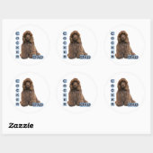 Brown Cocker Spaniel Vader 4 - Sticker (Vel)