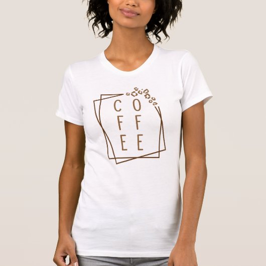 Brown Coffee Cheetah T-Shirt (Voorkant)