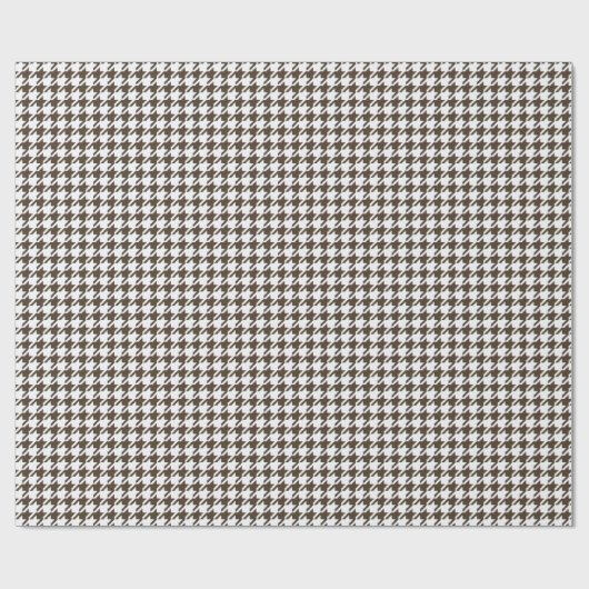 Brown Combination Houndstooth van Shirley Taylor Cadeaupapier (Vlak)