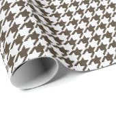 Brown Combination Houndstooth van Shirley Taylor Cadeaupapier (Rol Hoek)