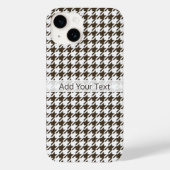 Brown Combination Houndstooth van Shirley Taylor Case-Mate iPhone Case (Achterkant)