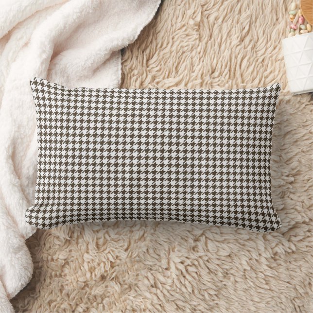 Brown Combination Houndstooth van Shirley Taylor Kussen (Deken)