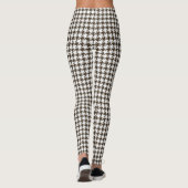 Brown Combination Houndstooth van Shirley Taylor Leggings (Achterkant)