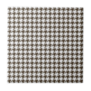 Brown Combination Houndstooth van Shirley Taylor Tegeltje