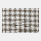 Brown Combination Houndstooth van Shirley Taylor Theedoek (Horizontaal)