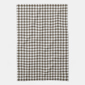 Brown Combination Houndstooth van Shirley Taylor Theedoek (Verticaal)