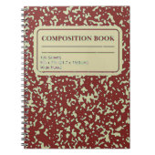 Brown Composition Notitieboek Journal (Voorkant)