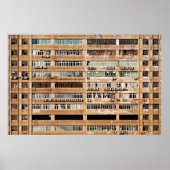 BROWN CONCRETE BOUW POSTER (Voorkant)