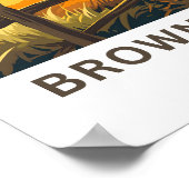 Brown County Indiana Reisprint Poster (Hoek)