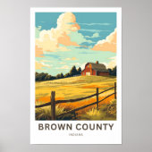 Brown County Indiana Reisprint Poster (Voorkant)
